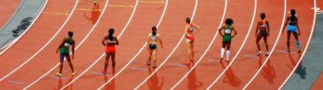 top business process management software comparison with a race track. Athletes competing is similar to software companies.